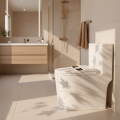 [Rangos] Bồn cầu vệ sinh bằng sứ một khối RG-8082B