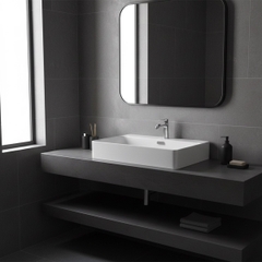 [Rangos] Chậu rửa bằng sứ đặt bàn RG-80013