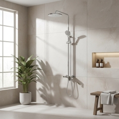 [Rangos] Sen cây đồng mạ crom cao cấp RG-318B (Bát tròn logo)