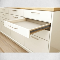 [Hafele] Ray Bi 3 Tầng Nhấn Mở 45/300Mm -Diy 494.02.081