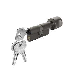 [Hafele] Ruột khóa đầu vặn đầu chìa 33/33 màu đen 916.64.922