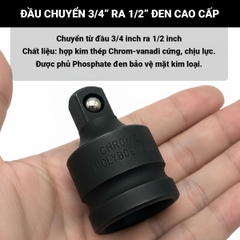 Đầu biến 3/4" ra 1/2" đen LICOTA