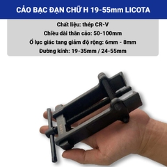 Cảo bạc đạn chữ H Licota ATB-1023A / ATB-1023B (19–55mm)