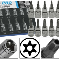 Đầu tuýp 1/2 inch ra đầu bông mai Licota T20 – T55