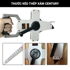 Thước thép xám 30/50m Century
