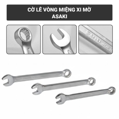 Cờ lê vòng miệng xi mờ Asaki