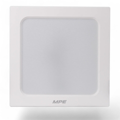 Đèn Led ốp nổi panel vuông 12W SSPL2-12T 1200Lm 6000-6500K MPE (Ø173x173)