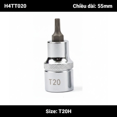 Đầu tuýp 1/2 inch ra đầu bông mai Licota T20 – T55