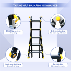 Thang nhôm gấp đa năng Nikawa NKB-47
