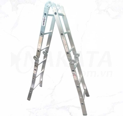 Thang nhôm gấp 4 đoạn 3m6 Nakata VN-403