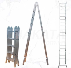 Thang nhôm gấp 4 đoạn 5m8 Nakata VN-405