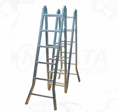 Thang nhôm gấp 4 đoạn 6m9 Nakata VN-406
