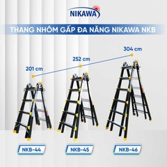 Thang nhôm gấp đa năng Nikawa NKB-44