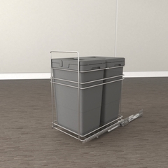 [Hafele] Thùng rác Viola 20L x 2 (xám) 503.48.505