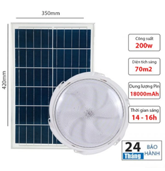 Đèn năng lượng mặt trời ốp trần JDL-OT400 & DB-OT1000
