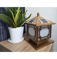 Đèn Trụ Cổng Năng Lượng Mặt Trời Oriana PL-0308