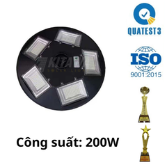 Đèn Năng Lượng Mặt Trời Kitawa Hình Đĩa Bay UFO 200W - UF1200 (24.000 mAH)