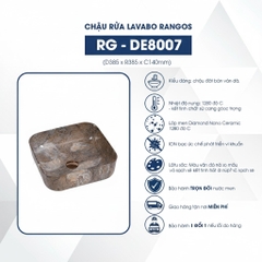 [Rangos] Chậu rửa lavabo đặt bàn Rangos RG-DE8007