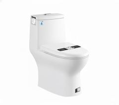 [Rangos] Bồn cầu vệ sinh bằng sứ một khối RG-8056S