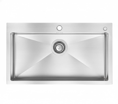 [Rangos] Chậu rửa bát handmade 1 hố lớn RGS-7545