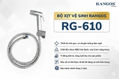 [Rangos] Bộ vòi xịt vệ sinh Rangos RG-610