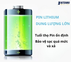 Đèn Đường Năng Lượng Mặt Trời 100W 2 Khoang KITAWA - BC1100