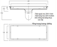 THOÁT SÀN HỘP - TSH3010