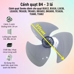Cánh quạt B4 - 3 cánh Senko