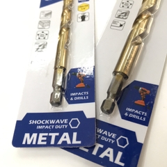 [Senka] Mũi khoan Inox chuôi lục giác/ Titan vàng