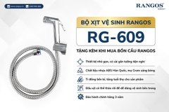 [Rangos] Bộ vòi xịt vệ sinh RG-609