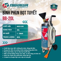 Bình phun bọt tuyết 20L Nakawa BB-20L