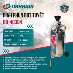 Bình phun bọt tuyết 40L Nakawa BB-40304