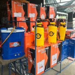 Bình phun xịt chạy điện 20L Mitsuyama TL-20BD bơm đôi