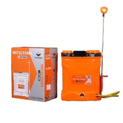 Bình phun xịt chạy điện 20L Mitsuyama TL-20TLS bơm đôi platinum