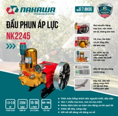 Đầu phun áp lực 1.5Hp NAKAWA NK2245