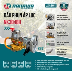 Đầu Phun Áp Lực 3HP NAKAWA NK3048H