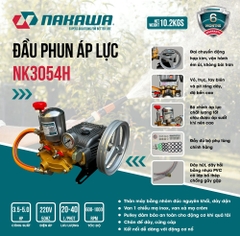 Đầu Phun Áp Lực 3HP Nakawa NK3054H