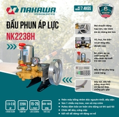 Đầu Phun Xịt 1.5Hp Nakawa NK2238H