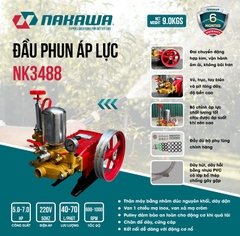 Đầu phun xịt 5Hp Nakawa NK3488
