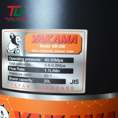 Máy Bơm Mỡ 20L Yakama BM-20B Đầu Bơm To
