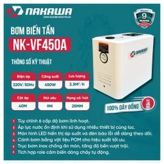 Máy Bơm Tăng Áp Biến Tần Nakawa NK-VF450A