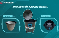 Máy hút bụi công nghiệp 1600W Nakawa NK-HB15L