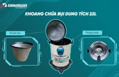 Máy hút bụi công nghiệp 1600W 22L Nakawa NK-HB22L