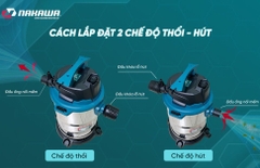 Máy hút bụi công nghiệp 1600W 22L Nakawa NK-HB22L