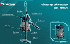 Máy hút bụi công nghiệp 1600W 22L Nakawa NK-HB22L