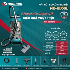 Máy hút bụi 1600W 30L Nakawa NK-HB30L
