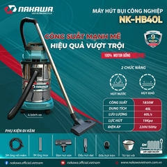 Máy hút bụi 1850W 40L Nakawa NK-HB40L