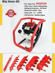 Máy Khoan Đất 1.6Kw Mitusi MSD530i Chế Walbro Japan