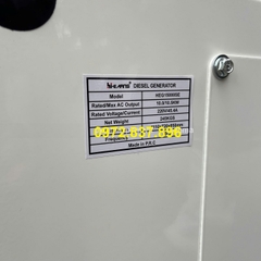 Máy Phát Điện Chạy Dầu 10Kw HI-EARNS HEG15000SE