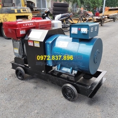 Máy Phát Điện Đầu Nổ Đông Phong 30HP 24KW 3 Pha (D30 Mát Gió, Đề)